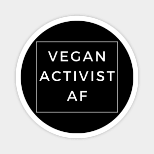 Vegan activist Af design Magnet